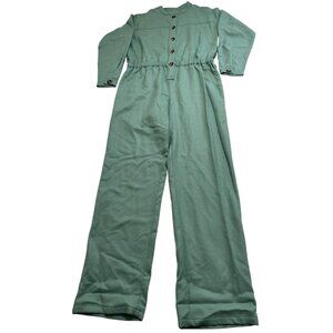 Maria de la Orden Folie Long Sleeve Jumpsuit in Green